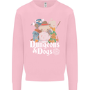 Dungeons & Dogs Role Playing Games RPG Mens Sweatshirt Jumper Light Pink