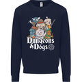 Dungeons & Dogs Role Playing Games RPG Mens Sweatshirt Jumper Navy Blue