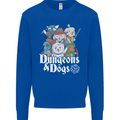 Dungeons & Dogs Role Playing Games RPG Mens Sweatshirt Jumper Royal Blue