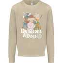 Dungeons & Dogs Role Playing Games RPG Mens Sweatshirt Jumper Sand