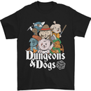 Dungeons & Dogs Role Playing Games RPG Mens T-Shirt Cotton Gildan Black