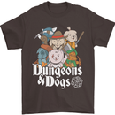 Dungeons & Dogs Role Playing Games RPG Mens T-Shirt Cotton Gildan Dark Chocolate