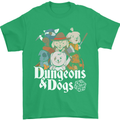 Dungeons & Dogs Role Playing Games RPG Mens T-Shirt Cotton Gildan Irish Green