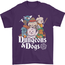 Dungeons & Dogs Role Playing Games RPG Mens T-Shirt Cotton Gildan Purple