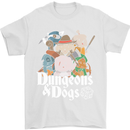 Dungeons & Dogs Role Playing Games RPG Mens T-Shirt Cotton Gildan White