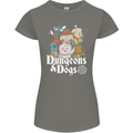 Dungeons & Dogs Role Playing Games RPG Womens Petite Cut T-Shirt Charcoal