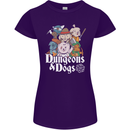 Dungeons & Dogs Role Playing Games RPG Womens Petite Cut T-Shirt Purple