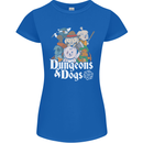 Dungeons & Dogs Role Playing Games RPG Womens Petite Cut T-Shirt Royal Blue