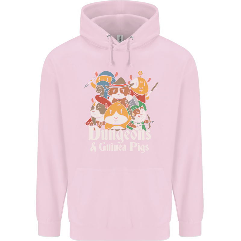 Dungeons and Guinea Pig Role Playing Game Childrens Kids Hoodie Light Pink