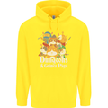 Dungeons and Guinea Pig Role Playing Game Childrens Kids Hoodie Yellow