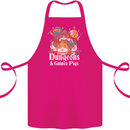 Dungeons and Guinea Pig Role Playing Game Cotton Apron 100% Organic Pink