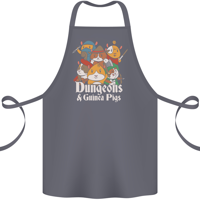 Dungeons and Guinea Pig Role Playing Game Cotton Apron 100% Organic Steel