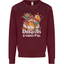 Dungeons and Guinea Pig Role Playing Game Kids Sweatshirt Jumper Maroon