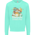 Dungeons and Guinea Pig Role Playing Game Kids Sweatshirt Jumper Peppermint