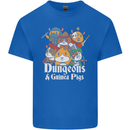 Dungeons and Guinea Pig Role Playing Game Kids T-Shirt Childrens Royal Blue