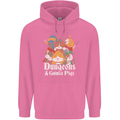 Dungeons and Guinea Pig Role Playing Game Mens 80% Cotton Hoodie Azelea