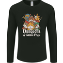 Dungeons and Guinea Pig Role Playing Game Mens Long Sleeve T-Shirt Black