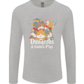 Dungeons and Guinea Pig Role Playing Game Mens Long Sleeve T-Shirt Sports Grey