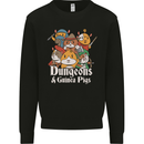 Dungeons and Guinea Pig Role Playing Game Mens Sweatshirt Jumper Black