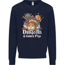 Dungeons and Guinea Pig Role Playing Game Mens Sweatshirt Jumper Navy Blue