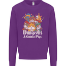 Dungeons and Guinea Pig Role Playing Game Mens Sweatshirt Jumper Purple
