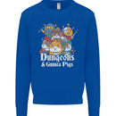 Dungeons and Guinea Pig Role Playing Game Mens Sweatshirt Jumper Royal Blue