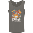 Dungeons and Guinea Pig Role Playing Game Mens Vest Tank Top Charcoal