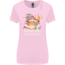 Dungeons and Guinea Pig Role Playing Game Womens Wider Cut T-Shirt Light Pink