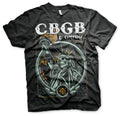 CBGB Statue of underground rock mens black music t-shirt film tee