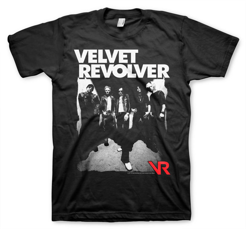 Velvet revolver mens black music t-shirt rock band supergroup slash guns n roses american punk