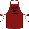 ETA 3 Mins Parachute Regiment Para 1 2 3 4 Cotton Apron 100% Organic Maroon