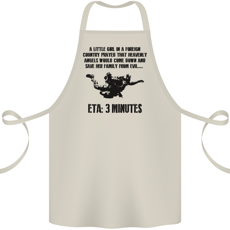 ETA 3 Mins Parachute Regiment Para 1 2 3 4 Cotton Apron 100% Organic Natural