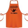 ETA 3 Mins Parachute Regiment Para 1 2 3 4 Cotton Apron 100% Organic Orange