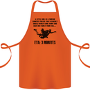 ETA 3 Mins Parachute Regiment Para 1 2 3 4 Cotton Apron 100% Organic Orange