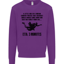 ETA 3 Mins Parachute Regiment Para 1 2 3 4 Kids Sweatshirt Jumper Purple