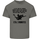 ETA 3 Mins Parachute Regiment Para 1 2 3 4 Kids T-Shirt Childrens Charcoal