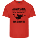 ETA 3 Mins Parachute Regiment Para 1 2 3 4 Kids T-Shirt Childrens Red
