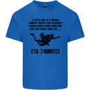 ETA 3 Mins Parachute Regiment Para 1 2 3 4 Kids T-Shirt Childrens Royal Blue