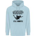 ETA 3 Mins Parachute Regiment Para 1 2 3 4 Mens 80% Cotton Hoodie Light Blue
