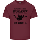 ETA 3 Mins Parachute Regiment Para 1 2 3 4 Mens Cotton T-Shirt Tee Top Maroon