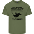 ETA 3 Mins Parachute Regiment Para 1 2 3 4 Mens Cotton T-Shirt Tee Top Military Green