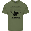 ETA 3 Mins Parachute Regiment Para 1 2 3 4 Mens Cotton T-Shirt Tee Top Military Green