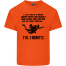 ETA 3 Mins Parachute Regiment Para 1 2 3 4 Mens Cotton T-Shirt Tee Top Orange