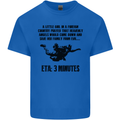 ETA 3 Mins Parachute Regiment Para 1 2 3 4 Mens Cotton T-Shirt Tee Top Royal Blue