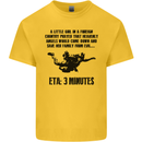 ETA 3 Mins Parachute Regiment Para 1 2 3 4 Mens Cotton T-Shirt Tee Top Yellow