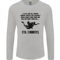 ETA 3 Mins Parachute Regiment Para 1 2 3 4 Mens Long Sleeve T-Shirt Sports Grey