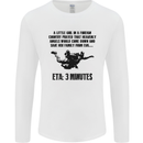 ETA 3 Mins Parachute Regiment Para 1 2 3 4 Mens Long Sleeve T-Shirt White