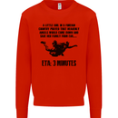 ETA 3 Mins Parachute Regiment Para 1 2 3 4 Mens Sweatshirt Jumper Bright Red