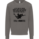 ETA 3 Mins Parachute Regiment Para 1 2 3 4 Mens Sweatshirt Jumper Charcoal