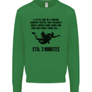 ETA 3 Mins Parachute Regiment Para 1 2 3 4 Mens Sweatshirt Jumper Irish Green